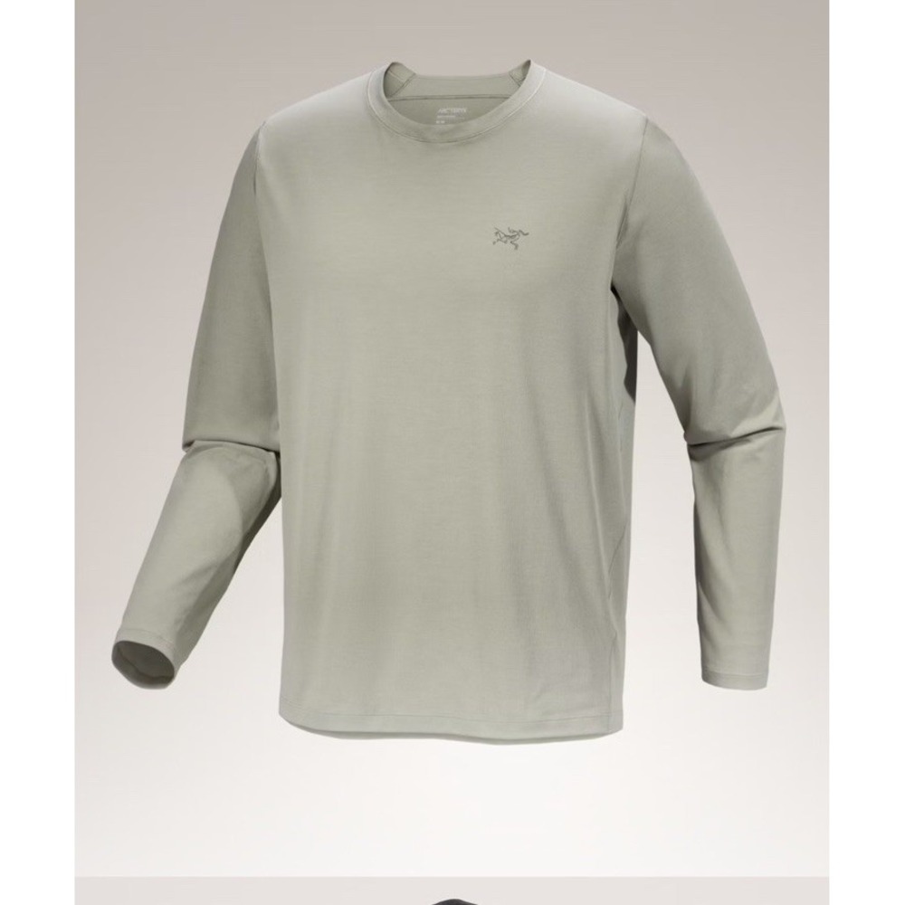 Arcteryx Cormac Crew Neck Long Sleeve Shirt Mens XL Gray Base Layer Hiking Run